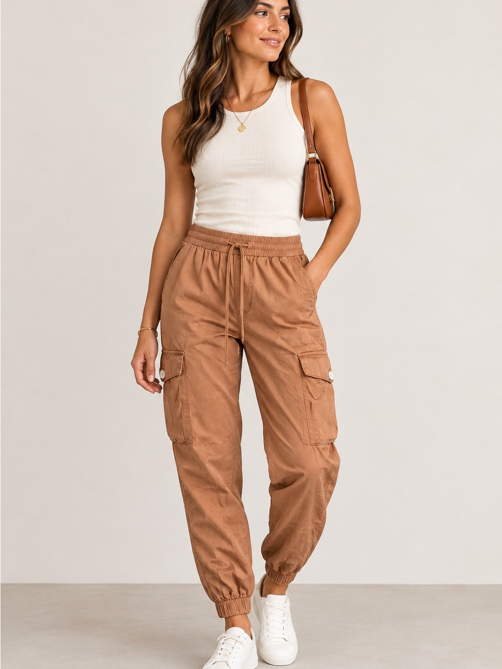 VICI Collection Brown Cargo Pants